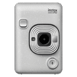 FUJIFILM Instax Mini LiPlay Plus Instant Camera with 10 Instant Films (Stone White)_1