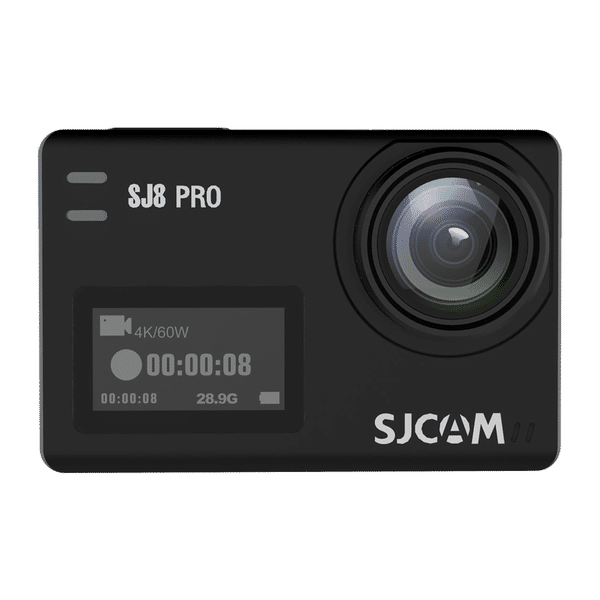 SJCAM SJ8 Pro 4K and 12MP 60 FPS Waterproof Action Camera with Gyro Stabilization (Black)_1