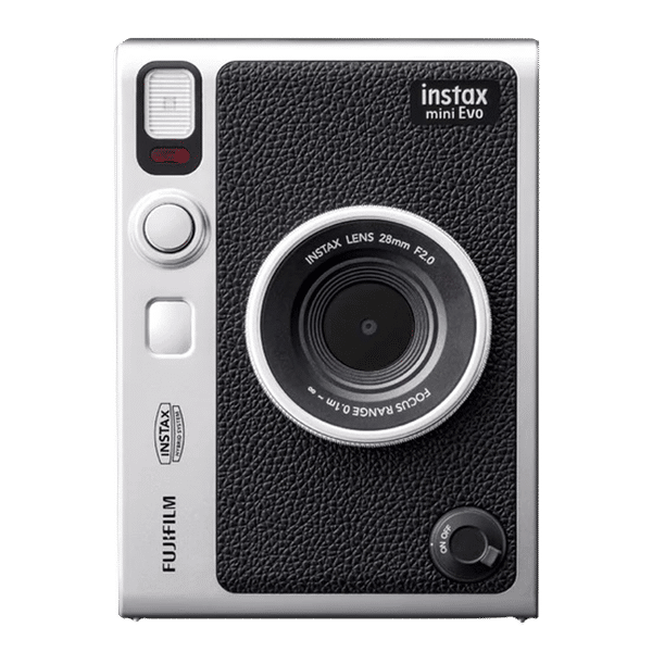 FUJIFILM Instax Mini EVO Premium Edition Instant Camera with 20 Instant Films (Black)_1
