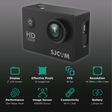 SJCAM SJ4000 4K and 12MP 30 FPS Waterproof Action Camera with 170 Degree Wide Angle (Black)_2