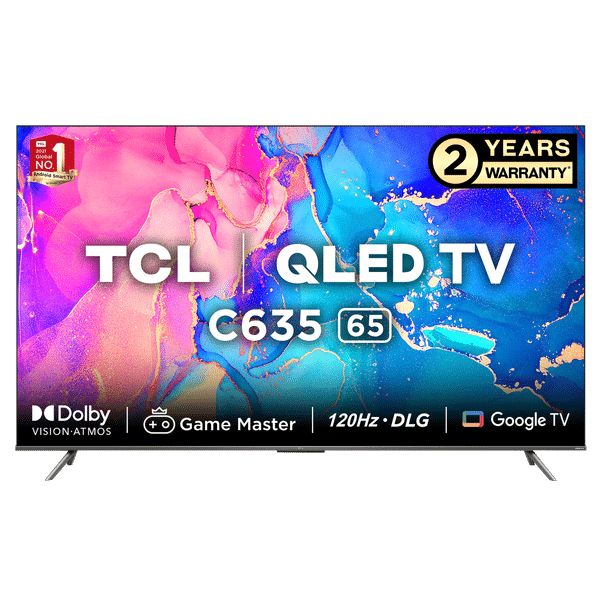TCL C Series 165.1 cm (65 inch) 4K Ultra HD QLED Smart Android TV with Voice Assistance (2022 model)_1