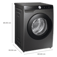 SAMSUNG 7 kg 5 Star Inverter Fully Automatic Front Load Washing Machine (WW70T502DAX/TL, AI Control Display, Inox)_3
