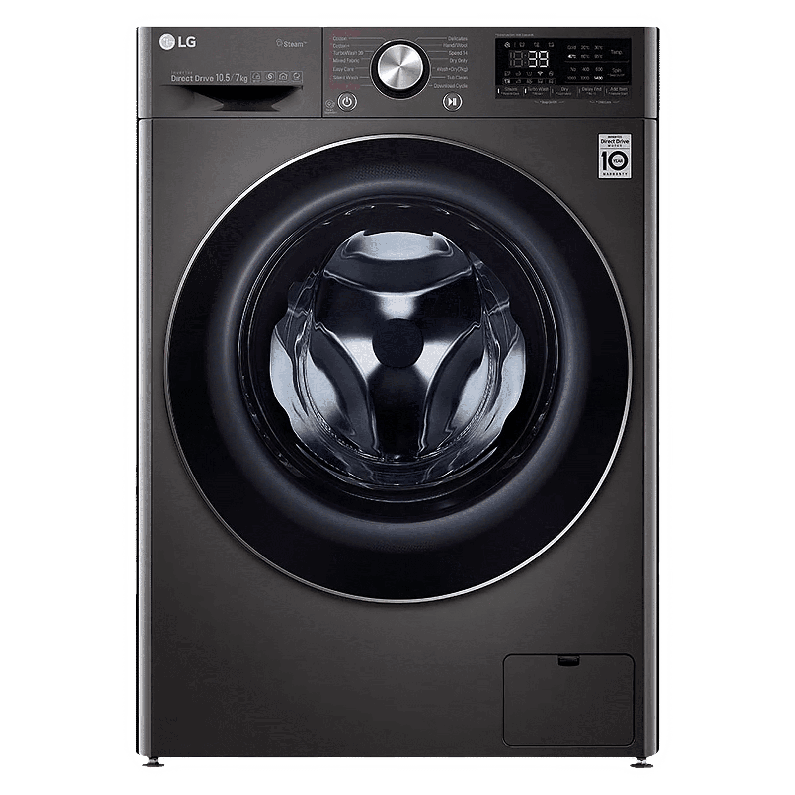 lg 10.5 7 kg fully automatic front load washer dryer