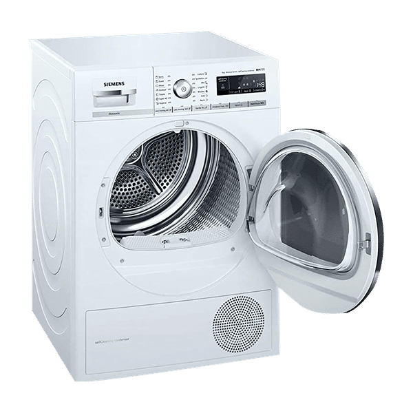 SIEMENS 9 kg Fully Automatic Front Load Dryer (iQ700, WT45W460IN, Sensitive Drying System, White)_1