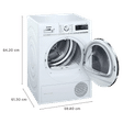 SIEMENS 9 kg Fully Automatic Front Load Dryer (iQ700, WT45W460IN, Sensitive Drying System, White)_2