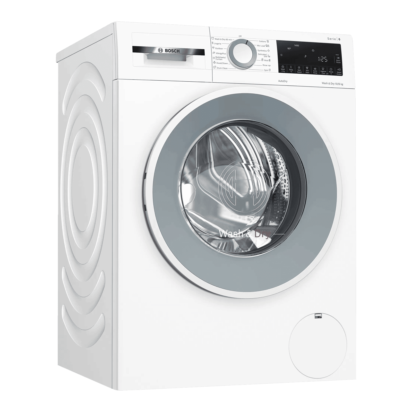 croma 6kg front load washing machine