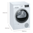 SIEMENS 7 kg Fully Automatic Front Load Dryer (WT46N203IN, Galvalume Drum, White)_3