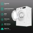 BOSCH 6 kg 5 Star Fully Automatic Front Load Washing Machine (Series 4, WLJ2026WIN, Anti Wrinkle Function, White)_2