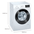 SIEMENS 8 kg 5 Star Fully Automatic Front Load Washing Machine (iQ500, WM12J26WIN, Wave Drum, White)_2