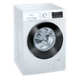 SIEMENS 8 kg 5 Star Fully Automatic Front Load Washing Machine (iQ500, WM12J26WIN, Wave Drum, White)_1