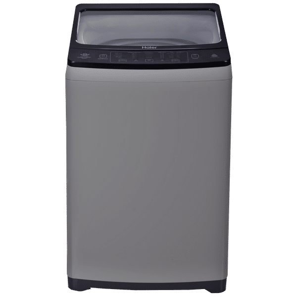 Haier 8 kg 5 Star Fully Automatic Top Load Washing Machine (826 Series, HWM80-826DNZP, Magic Filter, Titanium Silver Grey)_1