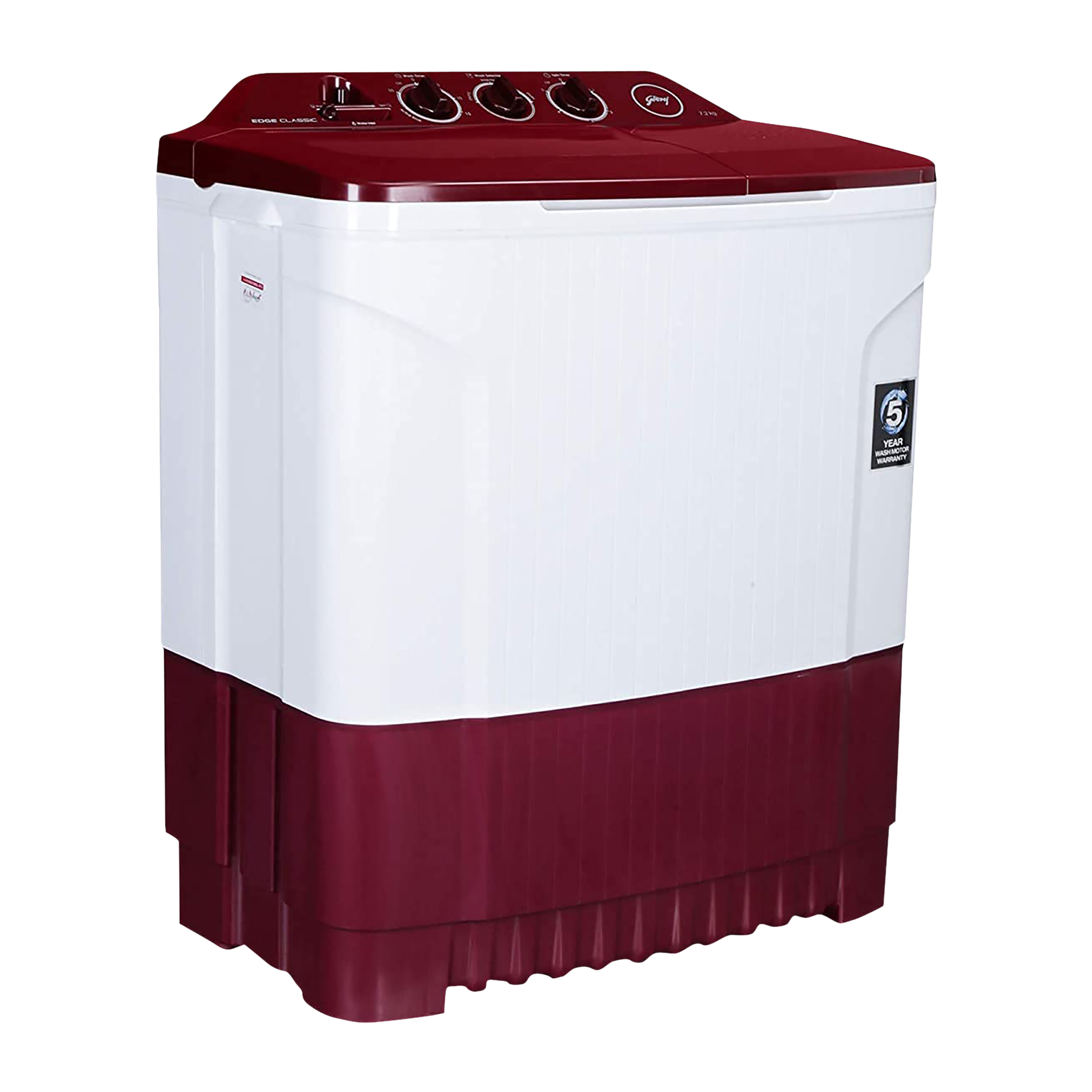 Buy Godrej 7.2 kg 5 Star Semi Automatic Washing Machine with Magic ...