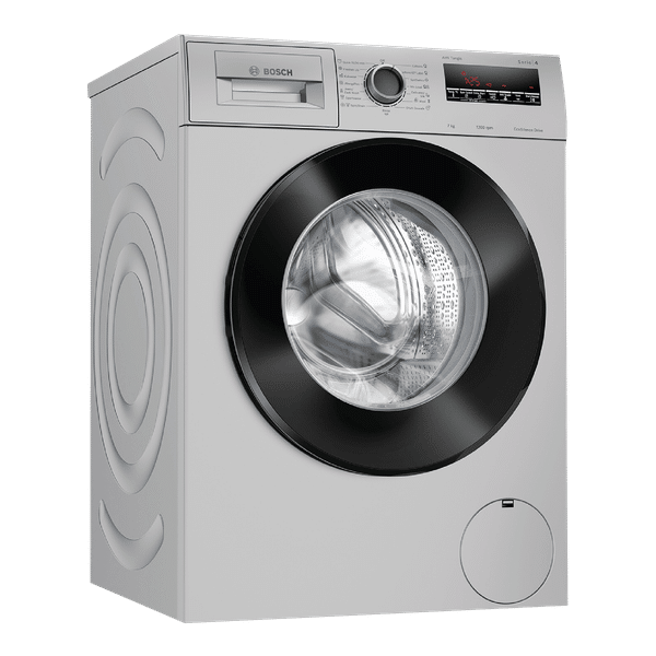 BOSCH 7 kg 5 Star Inverter Fully Automatic Front Load Washing Machine (Series 4, WAJ24262IN, Anti-Vibration Side Panel, Platinum Silver)_1