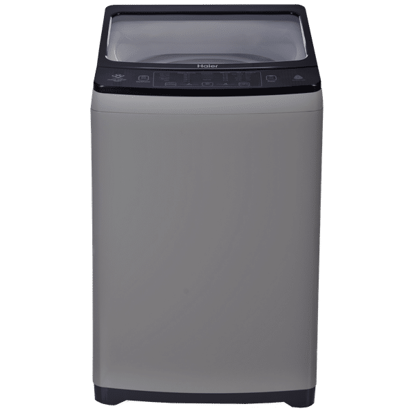 Haier 7.5 kg 5 Star Fully Automatic Top Load Washing Machine (826 Series, HWM75-826DNZP, Magic Filter, Titanium Silver Grey)_1
