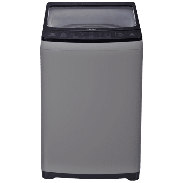 Haier 7 kg 5 Star Fully Automatic Top Load Washing Machine (826 Series, HWM70-826DNZP, NZP Technology, Titanium Silver Grey)_1