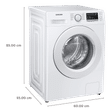 SAMSUNG 7 kg 5 Star Inverter Fully Automatic Front Load Washing Machine (WW70T4020EE/TL, Diamond Drum, White)_3