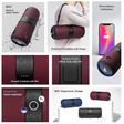 boAt Stone 1208 14W Portable Bluetooth Speaker (IPX7 Water Resistant, Siri & Google Voice Assistant, Stereo Channel, Maroon)_2