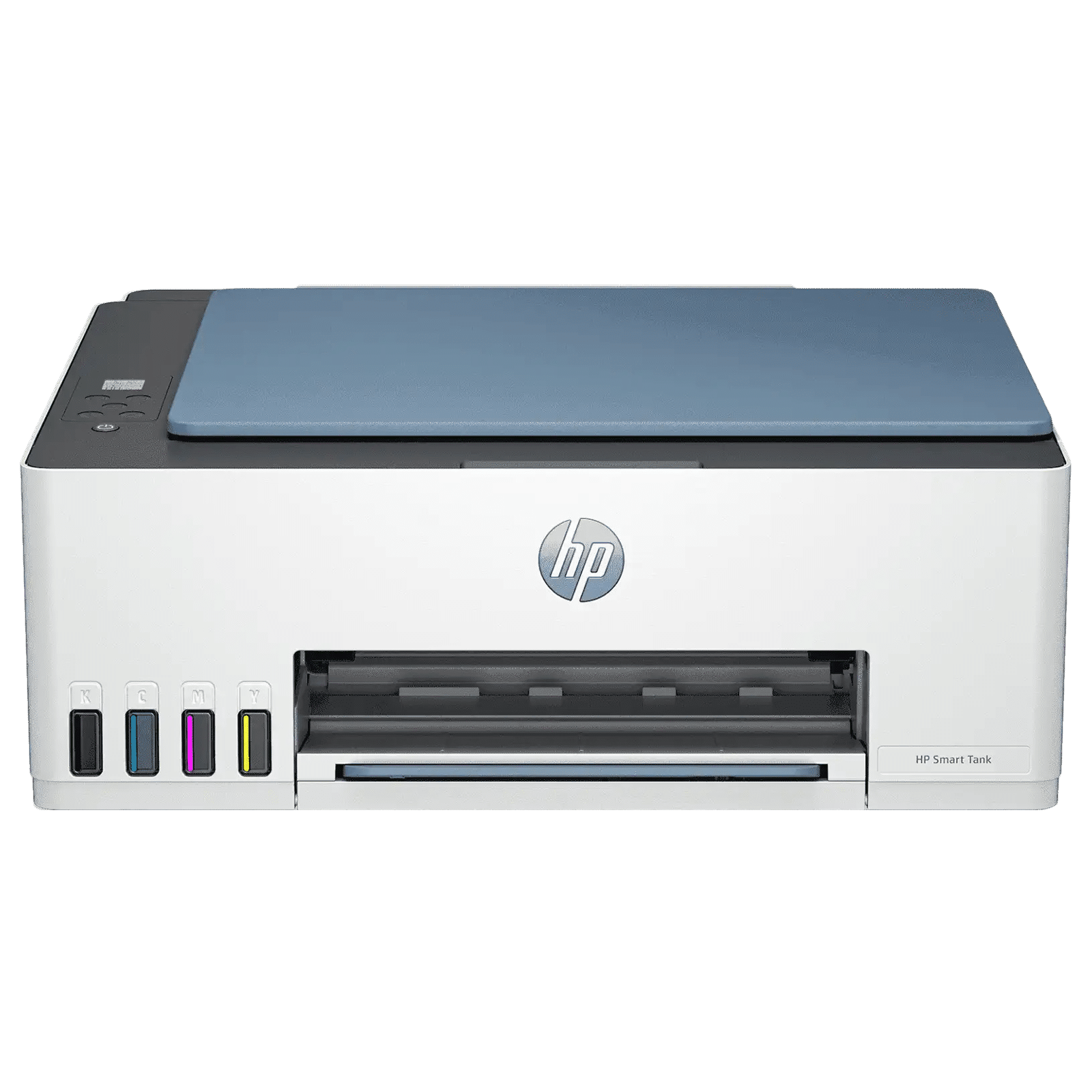 HP Smart Tank 525 All in One Inkjet Printer with Smart Guided Control Panel (Low-on-Ink Sensors, White)