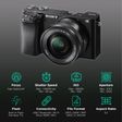 SONY Alpha 6100 24.2MP Mirrorless Camera (16-50 mm Lens, 23.5 x 15.6 mm Sensor, Tiltable LCD Screen)_3