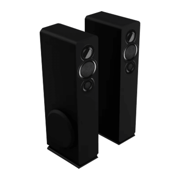 Croma Twin Tower 1000W Bluetooth Party Speaker with Mic (5 Preset Equalizer Mode, Stereo Channel, Black)_1