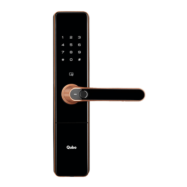 Qubo Smart Door Lock (Voice Assistant, OC-HLM01CU1, Copper)_1