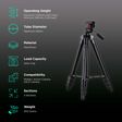 FotoPro DIGI-3400 121cm Adjustable Tripod for Mobile and Camera (3 Way Head with Adjustable Pan, Black)_2