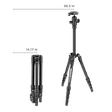 Manfrotto Element 143cm Adjustable Tripod for Camera (360 Degree Panoramic Rotation, Black)_3