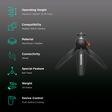 SENNHEISER MKE 200 22.5cm Adjustable Mini Tripod for Mobile and Camera with Mic (180 Degree Locking, Black)_2