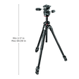 Manfrotto 290 175.5cm Adjustable Tripod for Camera (360 Degree Panoramic Rotation, Black)_3