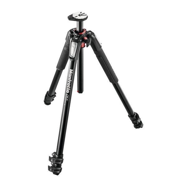 Manfrotto 55 170cm Adjustable Tripod for Camera (90 Degree Column System, Black)_1