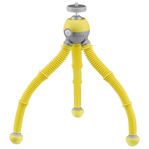 JOBY PodZilla 25cm Adjustable Tripod for Mobile and Camera (360 Degree GripTight, Yellow)_1