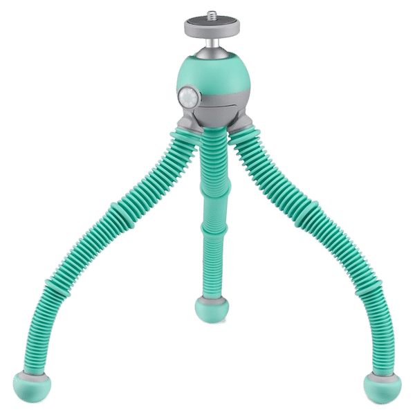 JOBY PodZilla 25cm Adjustable Tripod for Mobile and Camera (360 Degree GripTight, Teal)_1