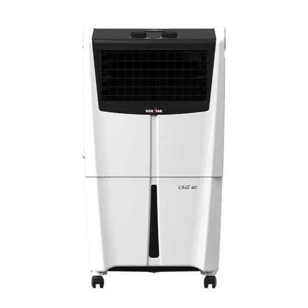 KENSTAR Chill HC 40 Liters Personal Air Cooler (Rust Proof, KCLCHLBK040BMH-ECT, Black/White)_1
