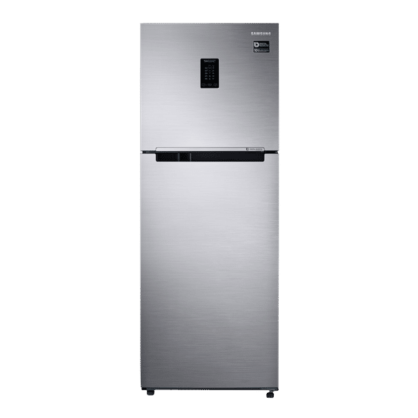 SAMSUNG 324 Litres 2 Star Frost Free Double Door Convertible Refrigerator with Multi Air Flow System (RT34T4522S8/HL, Elegant Inox)_1