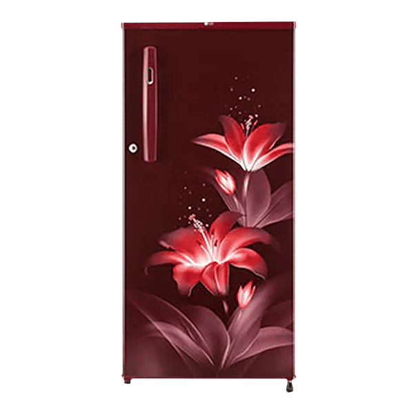 LG 190 Litres 1 Star Direct Cool Single Door Refrigerator with Stabilizer Free Operation (GL-B199ORGB, Ruby Glow)_1