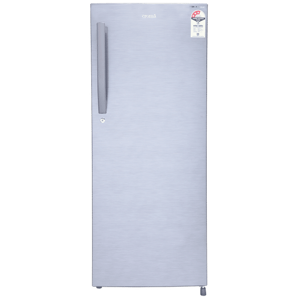 Croma 220 Litres 3 Star Direct Cool Single Door Refrigerator with Green Life Technology (CRLRFC201SD220, Brushline Silver)_1