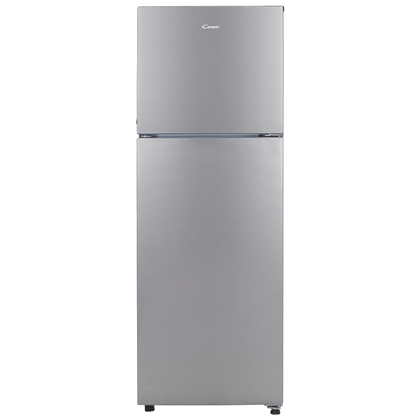 CANDY 258 Litres 2 Star Frost Free Double Door Convertible Refrigerator with Multi Air Flow System (CDD2582MS, Moon Silver)_1