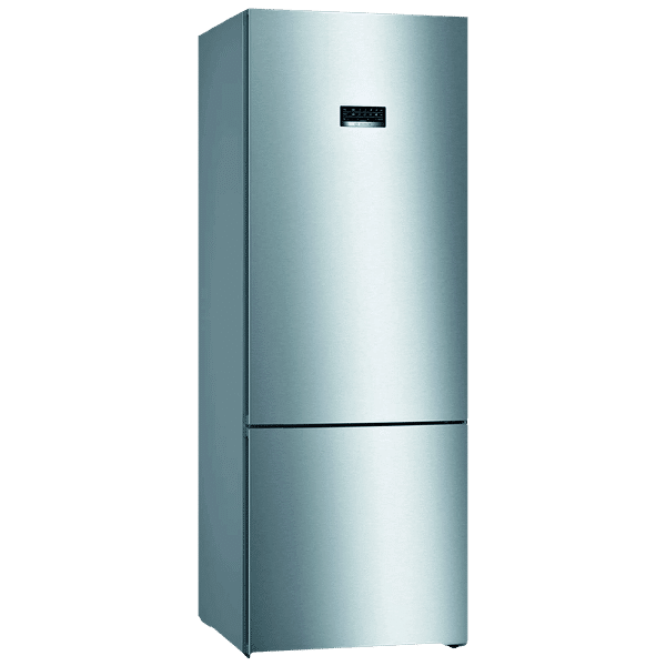 BOSCH Series 4 559 Litres 2 Star Frost Free Double Door Bottom Mount Refrigerator with Temperature Display (KGN56XI40I, Inox)_1
