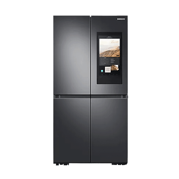 SAMSUNG 865 Litres Frost Free French Door Smart Wi-Fi Enabled Refrigerator with Door-in-Door (RF87A9770SG/TL, Black Caviar)_1