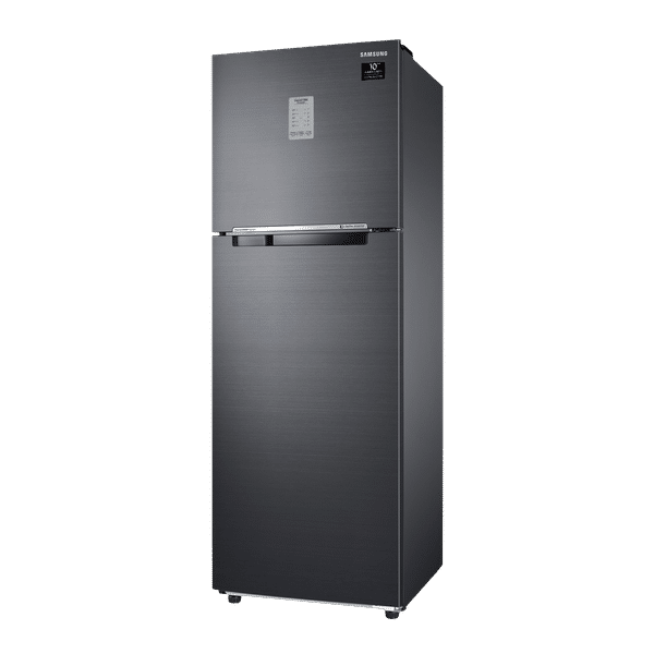 SAMSUNG 275 Litres 3 Star Frost Free Double Door Convertible Refrigerator with Power Cool Function (RT30A3743BX/HL, Luxe Black)_1