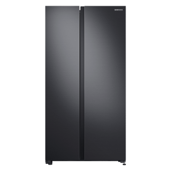 SAMSUNG 692 Litres Frost Free Side by Side Refrigerator with Curd Maestro (RS72A50K1B4/TL, Black Matt)_1
