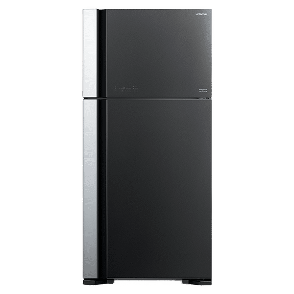 HITACHI Big2 Series 601 Litres 2 Star Frost Free Double Door Bottom Mount Refrigerator with Front Air Flow (R-VG660PND7, Grey)_1