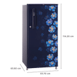LG 190 Litres 1 Star Direct Cool Single Door Refrigerator with Stabilizer Free Operation (GL-B199OBJB.ABJZEB, Blue Jasmine)_3