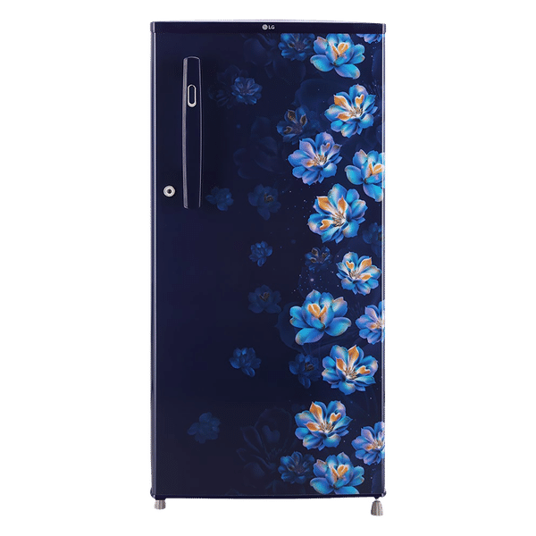 LG 190 Litres 1 Star Direct Cool Single Door Refrigerator with Stabilizer Free Operation (GL-B199OBJB.ABJZEB, Blue Jasmine)_1