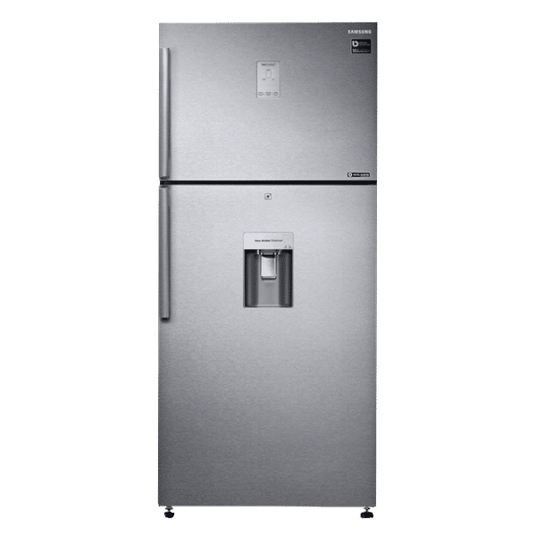 SAMSUNG 523 Litres 2 Star Frost Free Double Door Convertible Refrigerator with Water Dispenser (RT54B6558SL/TL, Real Stainless)_1
