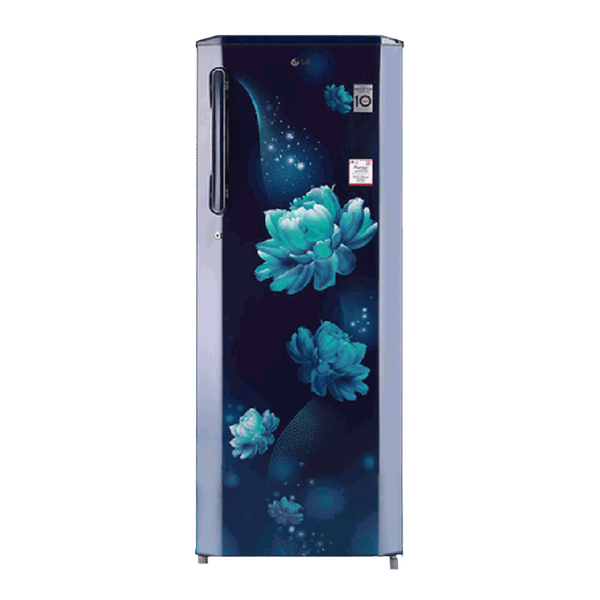 LG 270 Litres 3 Star Direct Cool Single Door Refrigerator with Stabilizer Free Operation (GL-B281BBCX.DBCZEB, Blue Charm)_1