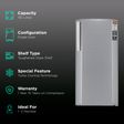 Godrej Edge Neo 192 Litres 5 Star Direct Cool Single Door Refrigerator with Turbo Cooling Technology (RD EDGE NEO 207E 53 THI, Jet Steel)_2