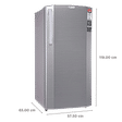 Godrej Edge Neo 192 Litres 5 Star Direct Cool Single Door Refrigerator with Turbo Cooling Technology (RD EDGE NEO 207E 53 THI, Jet Steel)_3
