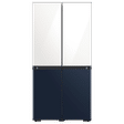 SAMSUNG 670 Litres Frost Free French Door Smart Wi-Fi Enabled Refrigerator with Twin Cooling Plus Technology (RF63A91C377/TL, Glam White/Glam Navy)_1