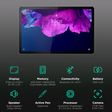 Lenovo Tab P11 Wi-Fi + 4G Android Tablet (11 Inch, 4GB RAM, 128GB ROM, Platinum Grey)_3